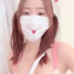 限量版双马尾口罩妹子有趣女仆套装1V194M百度云